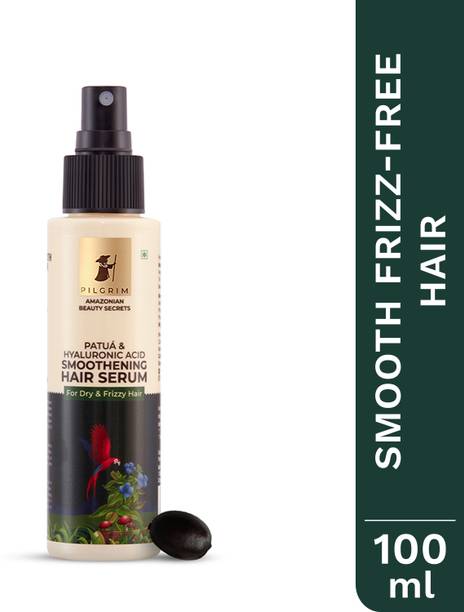 Pilgrim Patua & Hyaluronic Acid Smoothing Hair Serum for Dry, Frizzy Hair, Silicone-Free