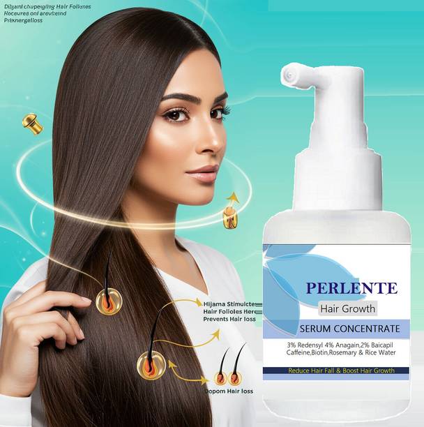 PERLENTE Hair Growth Serum for Women & Men