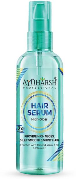 Ayuharsh Gloss Hair Serum with Almond Oil, Vitamin E for Shine, Strong & Silky hair