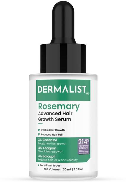 Dermalist Rosemary Advanced Hair Growth Serum with 3% Redensyl, 4% AnaGain, 3% Baicapil