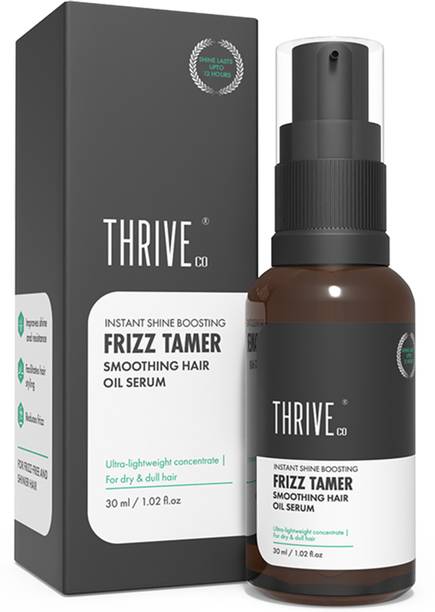 ThriveCo Frizz Tamer Smoothing Hair Serum for Frizzy Hair | With Anti-Frizz Jojoba Oil