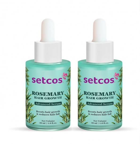 SETCOS Rosemary Advanced Hair Growth Serum | 3% Redensyl + 4% Anagain + 3% Baicapil
