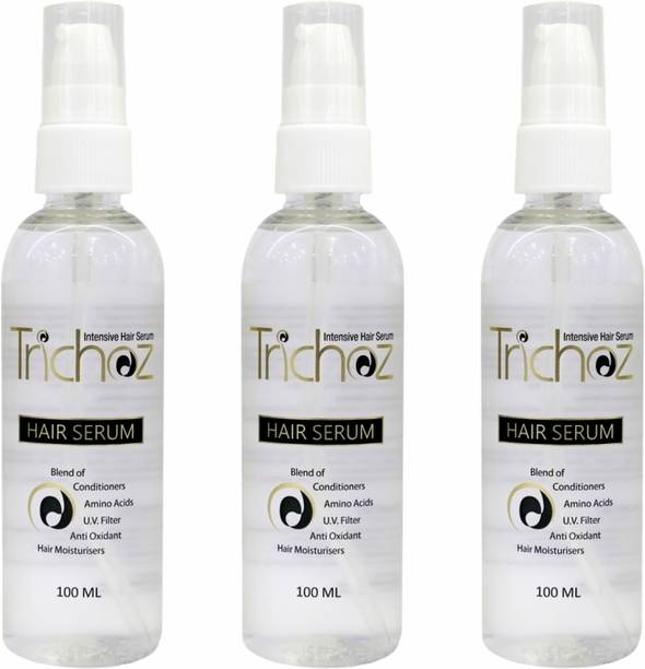Trichoz Hair Serum|Pro-Vitamin B5,Argan Oil & Keratin for Smooth,Frizz-Free Hair