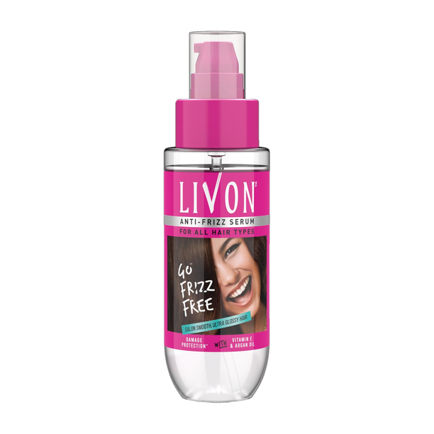 LIVON Hair Serum,For Dry & Frizzy Hair, Provides shine, smoothness & damage protection