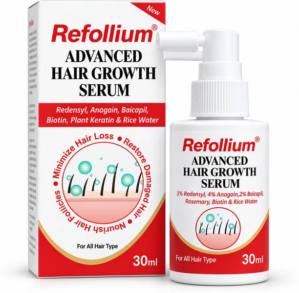 Refollium Advanced Hair Growth Serum With Rosemary Extract for Hair Regrowth