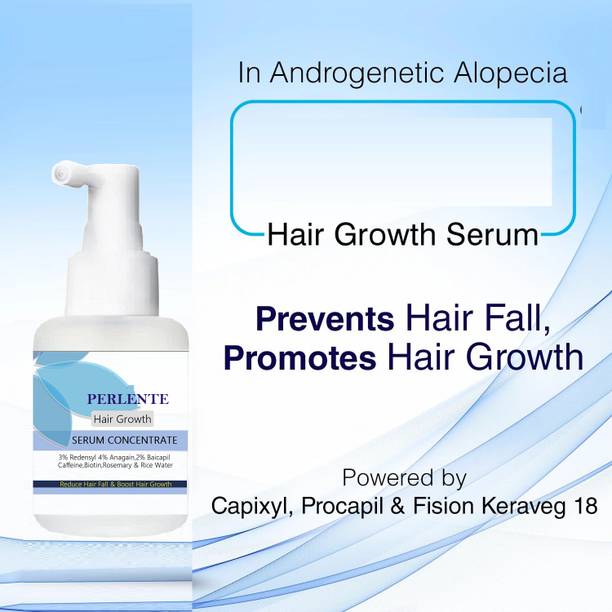 PERLENTE Hair Growth Serum 3% Redensyl, 4% Anagain