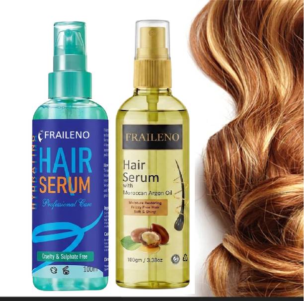 FRAILENO Keratin Hair Serum, Instant Gloss Shine, Smoothness, Soft, Silky Touch