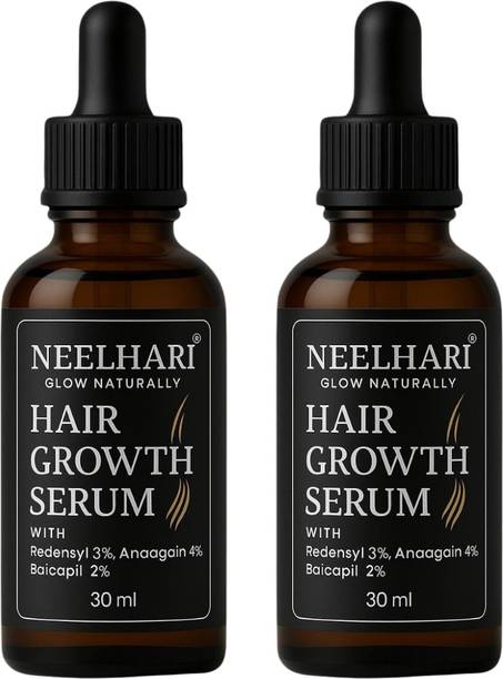 NEELHARI Advanced Hair Growth Serum with 3% Redensyl & 4% Anagain|Thick Hair|Men & Women