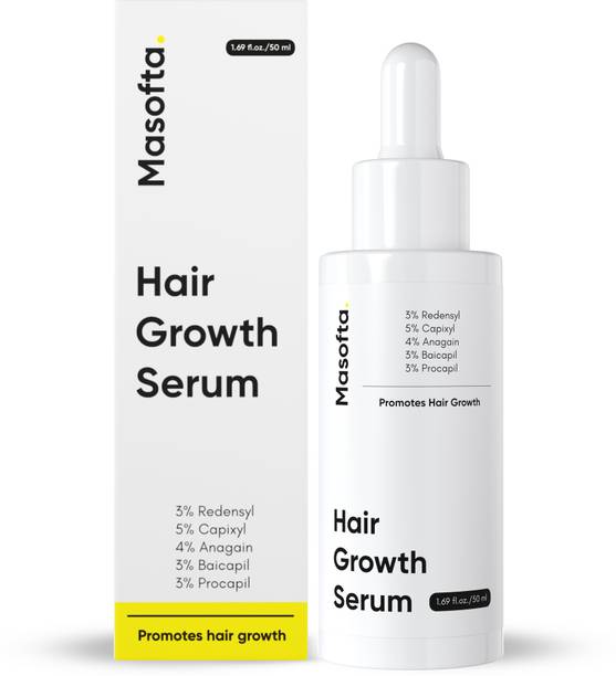 Masofta Hair Growth Serum for Men & Women With 3% Redensyl & 4% Anagain & Rosemary