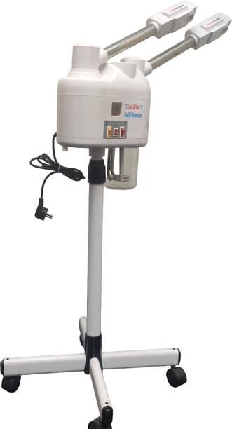 welocity professional 2 in 1 Hot & Cold Facial Steamer Machine,800W, Hot Cold Mist,Double Tube,Ozone Professional Facial Steamer