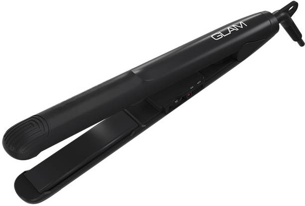 Iconic Genuine Black Beauty Professional Glam Hair Straightner with Floating Tourmaline Ceramic Plates Hair Straightener
