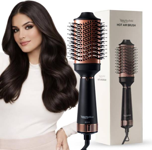 Makemebold Hot Air Brush for Women | Dryer, Volumizer, and Straightener Hair Dryer Hair Straightener Brush