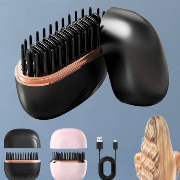 EKISHA Smart Hair Styling Brush with Portable Cordless Technology CompactTouch Hair Styler Hair Straightener