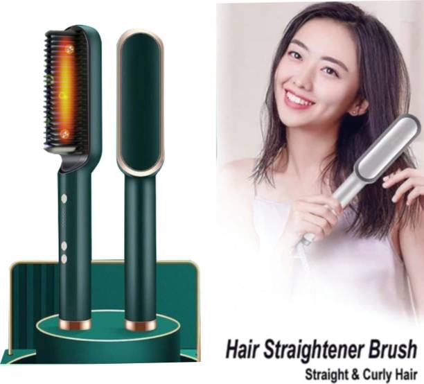 Ramya Beauty care Hair Straightener Professional HQT 909b comb Styler 5 Temperature Control M46 Hair Straightener Brush