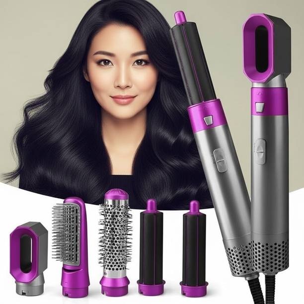 NevonaXY 5 in 1 Hair Dryer Brush | Multifunctional Hot Air Styler 5-in-1 Multi Hair Styling Kit for Women BrushS36 Hair Straightener