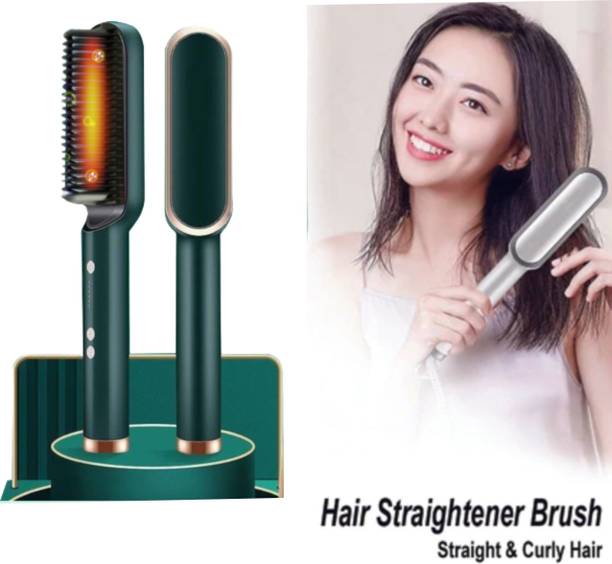Ramya Beauty care Hair Straightener Professional HQT 909b comb Styler 5 Temperature Control M105 Hair Straightener Brush