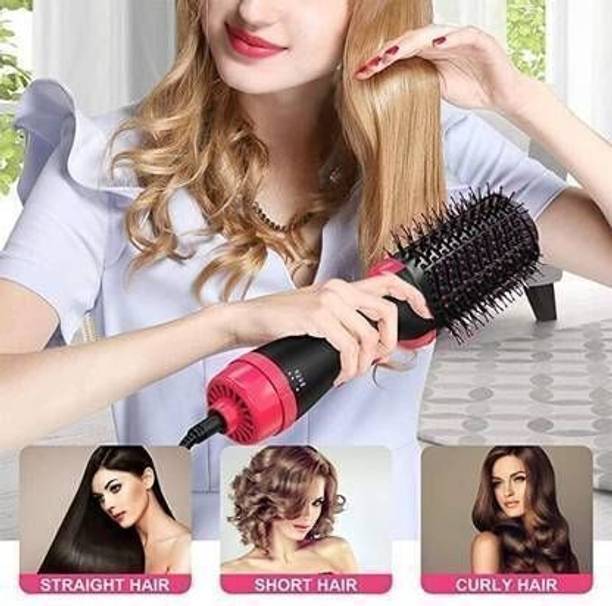 BazaarNest Step Hair Dryer and Hot Airflow Volumizer Comb Hot Air Blow Dry Brush Hair Straightener