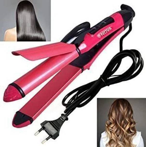 Zyrvon 2in1 Ceramic Plate Essential Combo Beauty Set of Hair Straightner&Curler Professional N-2009 2in1 Ceramic Plate Essential Straightener&hair curler S92 Hair Straightener