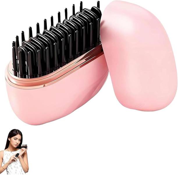 CARTSPACE Capsule Hair Straightener & Styler | Mini Cordless Hair Straightener Comb Hair Straightener Comb with Fast Heating, Anti-Scald Design Hair Straightener Brush