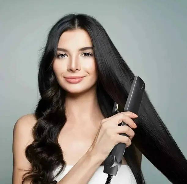 HIGHEX km-329 Temperature Control KM-329 Hair Straightener (Black) km-329 Hair Straightener Hair Straightener