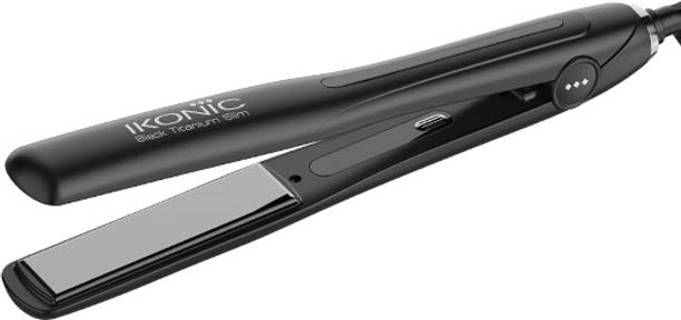 Ikonic Professional Black Titanium Slim Hair Straightener