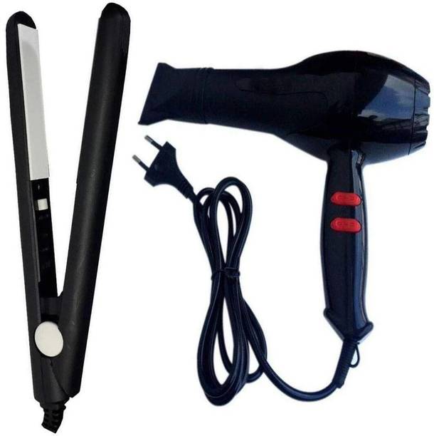 APNA STORE Combo of Hair Dryer + Hair Straightener 1500 Watt Professional Hair Styling Hair Straightener