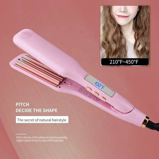 VNG Kemey 1227 Hair Crimper Professional series Digital Display High Heat.b Hair Styler