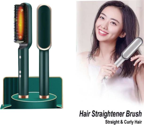 Ramya Beauty care Professional HQT 909b Hair Straightener comb Styler 5 Temperature Control S50 Hair Straightener Brush