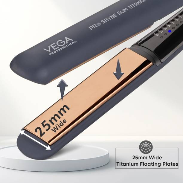 VEGA PRO SHYNE SLIM TITANIUM VPPHS-13 Hair Straightener