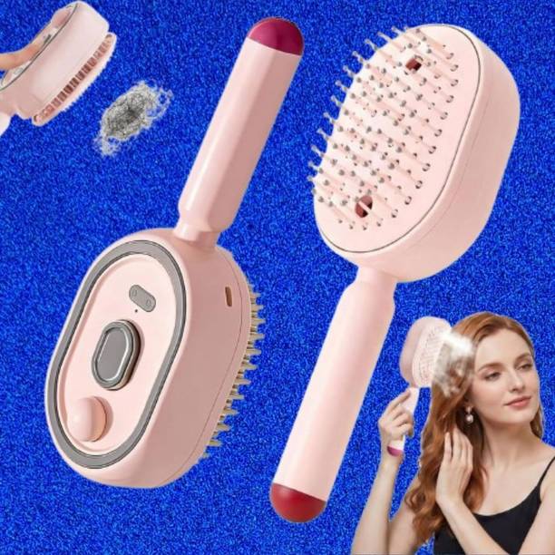 SamraSales Comfort Portable Scalp Cleaner and Head Massager Easy Clean Ergonomic Scalp Scrubber Hair Straightener Brush