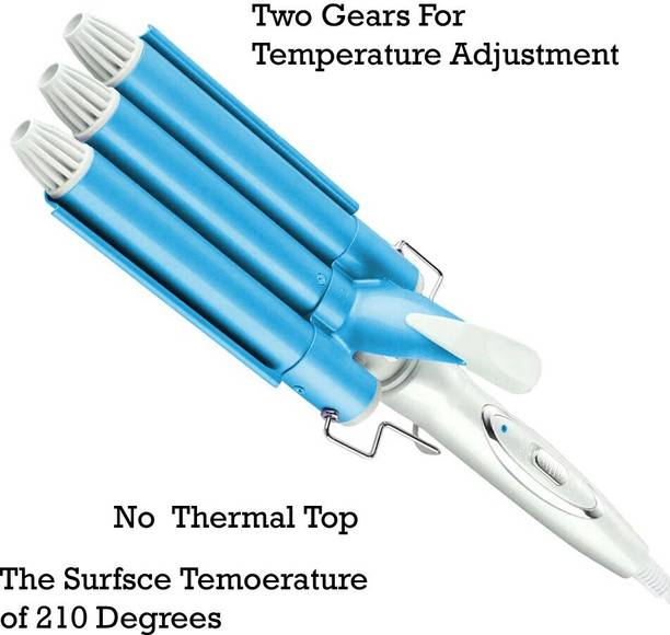 Powerful Curling rod 1010 A Tripile Barrel Salon Electric Styling Iron Ceramic Hair Waver Curler Hair Curler