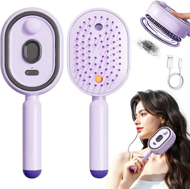 TAPUSALES Portable Electric Steam Brush for Clothes with Fast Heating & Wrinkle Removal electric steam hair brush 1010 Hair Straightener