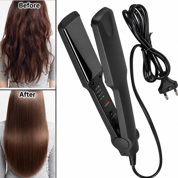 FABUNIK 329 Temperature Control Professional Ceramic Coated Plates, Quick Heatup & Travel Friendly Hair Straightener