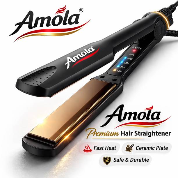 Amola 329 Temperature Control Women Hair Styler, Curler and Hair Straightener AM-329 Hair Straightener