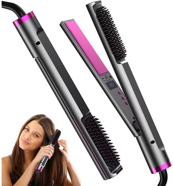 JANCOM 3 in 1 Hair Straightener Brush Hair Straightening and Curling Iron Ygs_09 Hair Styler