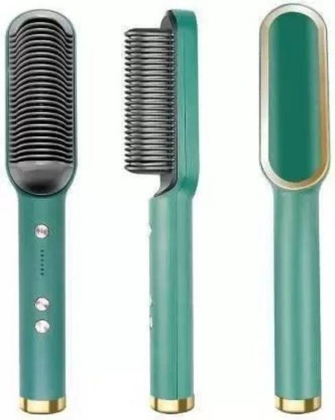 kjff Professional HQT 909b Hair Straightener comb Styler 5 Temperature Control S256 Hair Straightener Brush