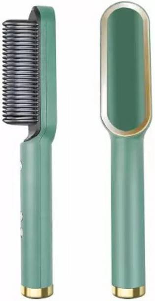 TUNEBUDDY Smooth Style H909B Electric Hair Straightener Comb Ceramic Heating Plate K187 Hair Straightener Brush