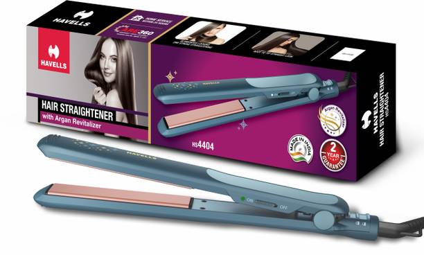 HAVELLS Argan Revitalizer, Infused with Ceramic Coating & Instant Heating Technology HS4404 Argan Revitalizer Hair Straightener