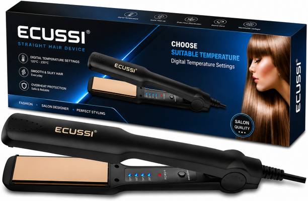 ECUSSI Professional Digital Ceramic Hair Straightener 120°C–230°C HS-230D Hair Straightener