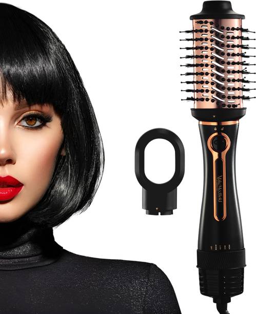 MakeMeeBold 3 in 1 Hot Air Brush for Women Hair Styler Brush 3-in-1 | Blow Dryer, Volumizer & Straightener Tool Hair Straightener Brush