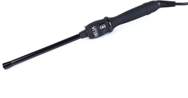 Helia Professional Black Wizard Round Ceramic Tong Electric Hair Curler