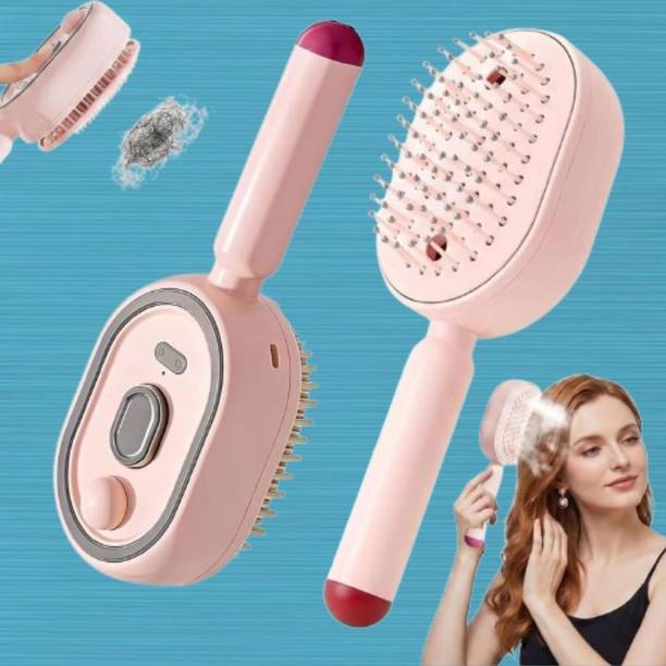 SamraSales Flexible Handheld Head Massage Brush for Scalp Cleaning Simple Design Handheld Head Massage Brush Hair Straightener Brush