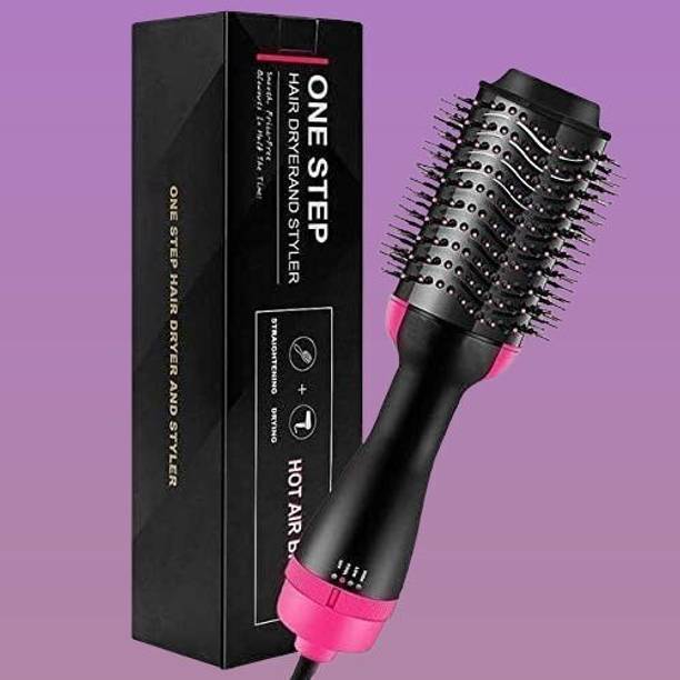 WIZMATE One-Step Step Hair Dryer with Volumizer Hot Airflow Brush oneestep640 Hair Straightener