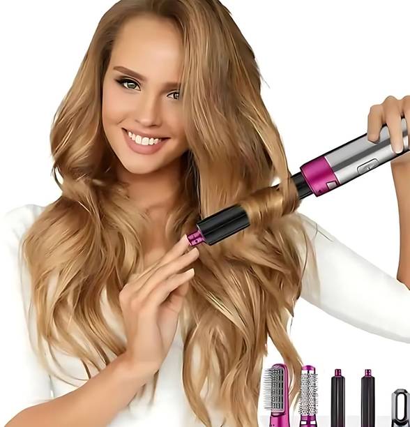 BazaarNest NEW 5 in 1 Hair Styler For Women Multifunctional Styling Tool With 5 Attachments Hair Dryer