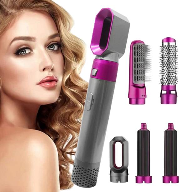 Techelite All-in-One 5-in-1 Hot Air Hair Styler for Drying, Curling & Straightening Tool for Multiple Hair Styles Hair Styler
