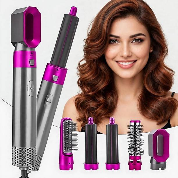 Dizosonic 5-in-1 Hair Styler for Women, Straightener, Curler, Waver & Volumizer, Multi Styling Hair Tool for Straight Hair, Curls, Waves and Volume Hair Straightener