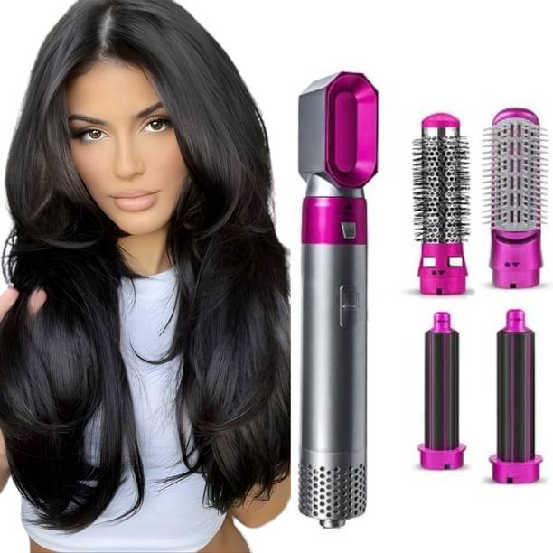 SmartTech Limited Stock 5 in 1 Hot Air Brush Hair Dryer & Volumizer, 1000W Hair Styler Tool for Women Hair Styler