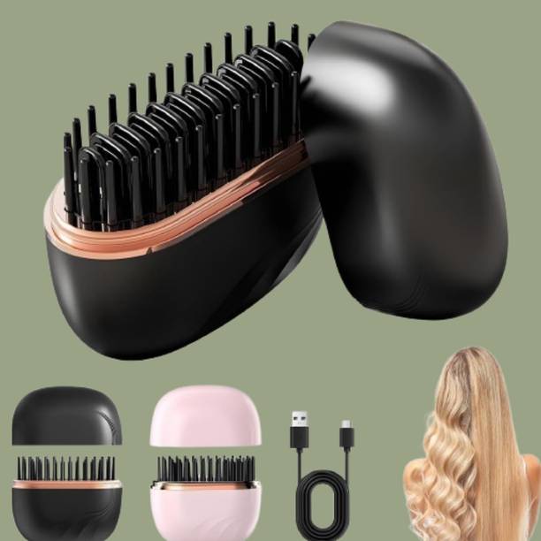 EKISHA Signature Flex Cordless Hair Straightening Brush Device FlexiAura Hair Styler Hair Straightener