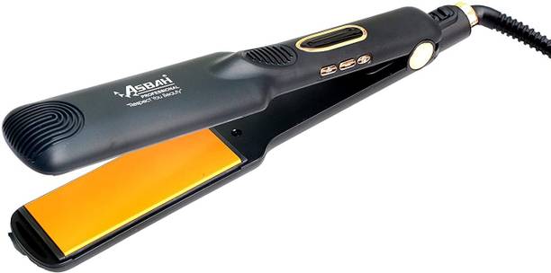 Asbah D'zara Hair Straightener Ceramic Coated Plates 37 Seconds Quick Heatup 360° Swivel Cord Travel Friendly Hair Straightener