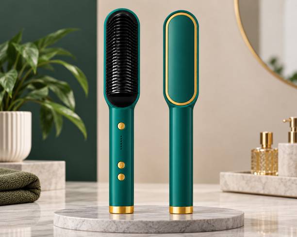 BZAAAR FH909 Hair Straightener Brush: Straighten, Smooth, and Shine in One Step HAIR STRAIGHTENING COMB004 Hair Straightener